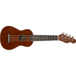 Fender Venice Soprano Ukulele, Black(Cherry)