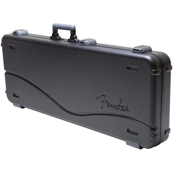 image:imageFender Deluxe Molded Guitar Case for Jazzmaster and Jaguar Electric Guitars MilitaryGrade ABS Hard Shell with TSA Lock Custom Foam Interior Protective Travel Case Black