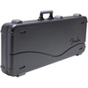 Fender Deluxe Molded Guitar Case for Jazzmaster and Jaguar Electric Guitars, Military-Grade ABS Hard Shell with TSA Lock, Custom Foam Interior, Protective Travel Case, Black