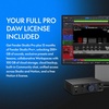 Fender Quantum Creator Bundle | Home Recording Kit with Quantum LT 2 USB-C Interface, M7 Condenser Microphone, HD7 Headphones, XLR Cable, Mic Stand, Fender Studio Pro, Beginner Studio Bundle(LT 2 Complete Bundle)