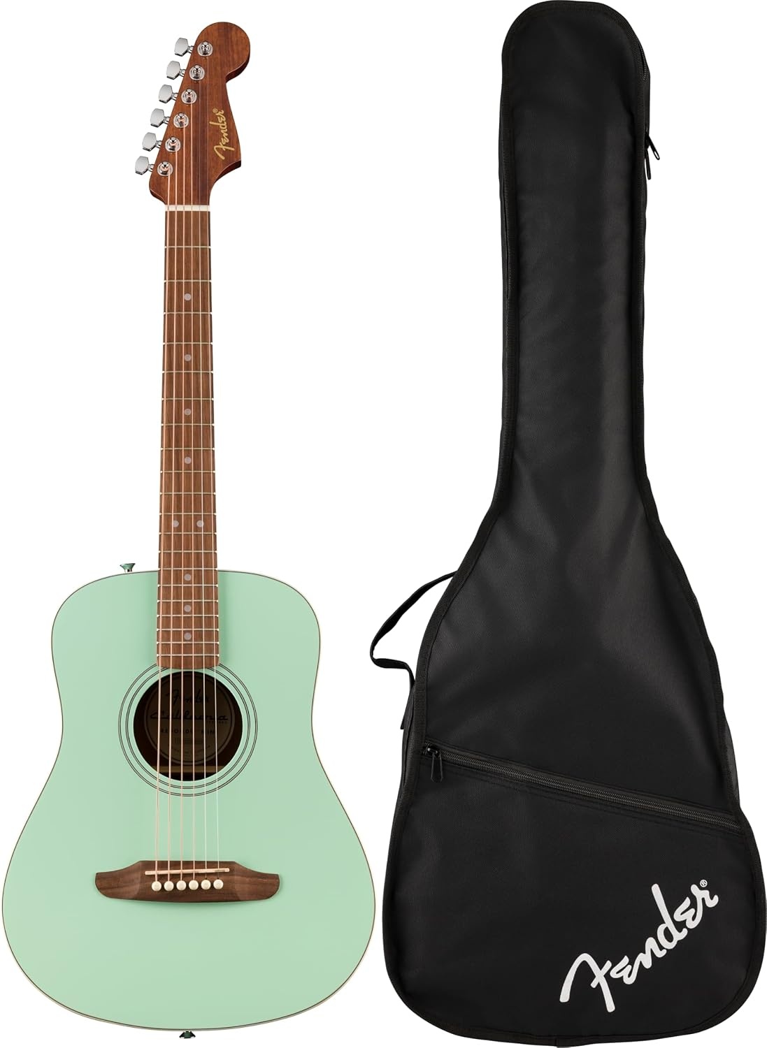 image:imageCalifornia Standard Redondo Mini with Bag Sapele Top Natural SapeleSurf Green