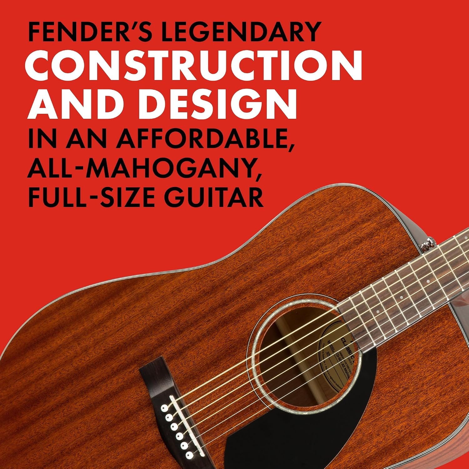 image:imageFender CC60S Concert Acoustic Guitar with 2Year Warranty 3Color SunburstMahogany