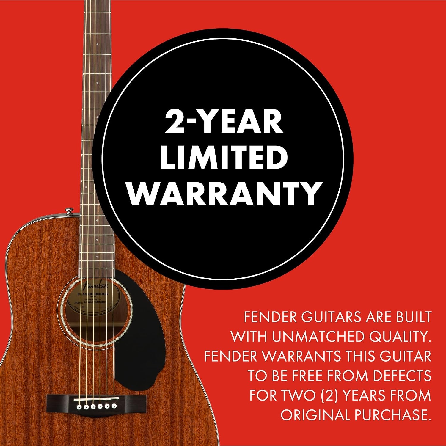 image:imageFender CC60S Concert Acoustic Guitar with 2Year Warranty 3Color SunburstMahogany