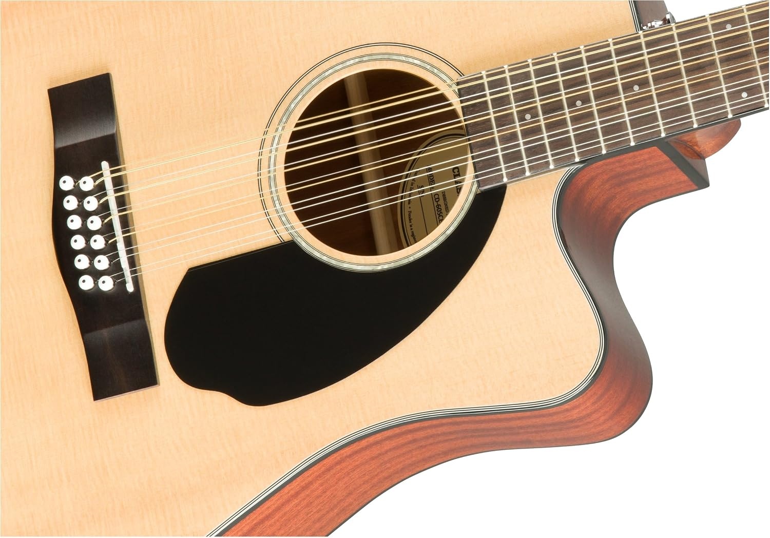 image:imageFender CC60SCE Acoustic Electric Guitar Cutaway Concert BlackNatural