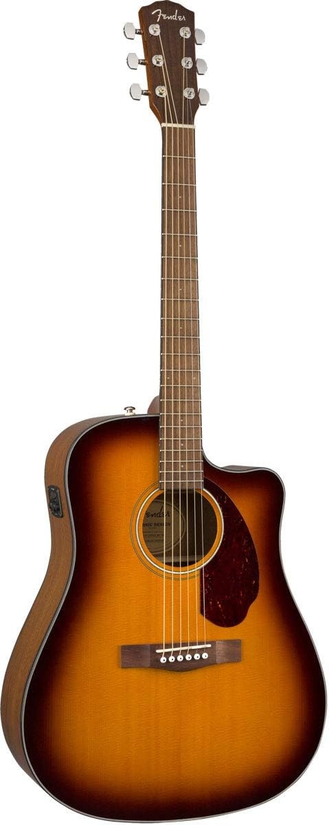 image:imageFender CN140SCE Thinline Concert Nylon String Acoustic Guitar with 2Year Warranty Black with CaseSunburst