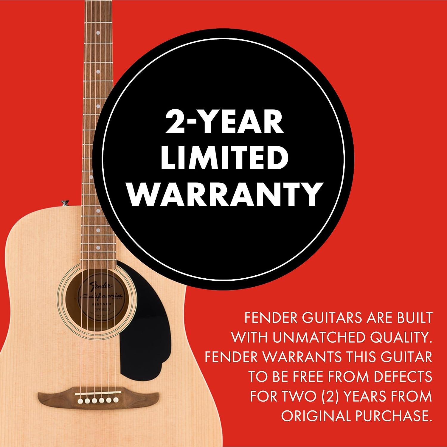 image:imageFender California Debut Redondo Series Acoustic Guitar Starter Kit NaturalNatural