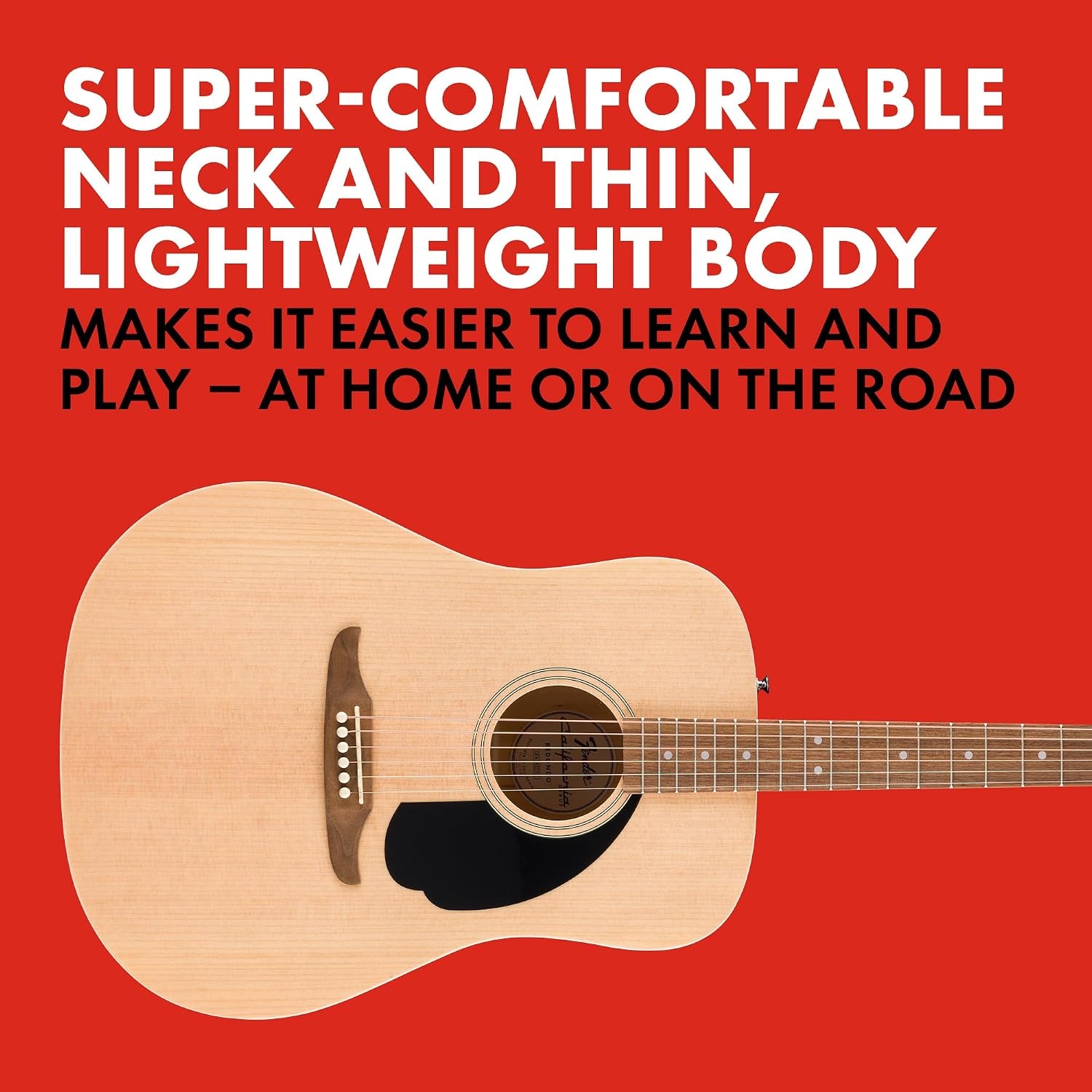 image:imageFender California Debut Redondo Series Acoustic Guitar Starter Kit NaturalNatural