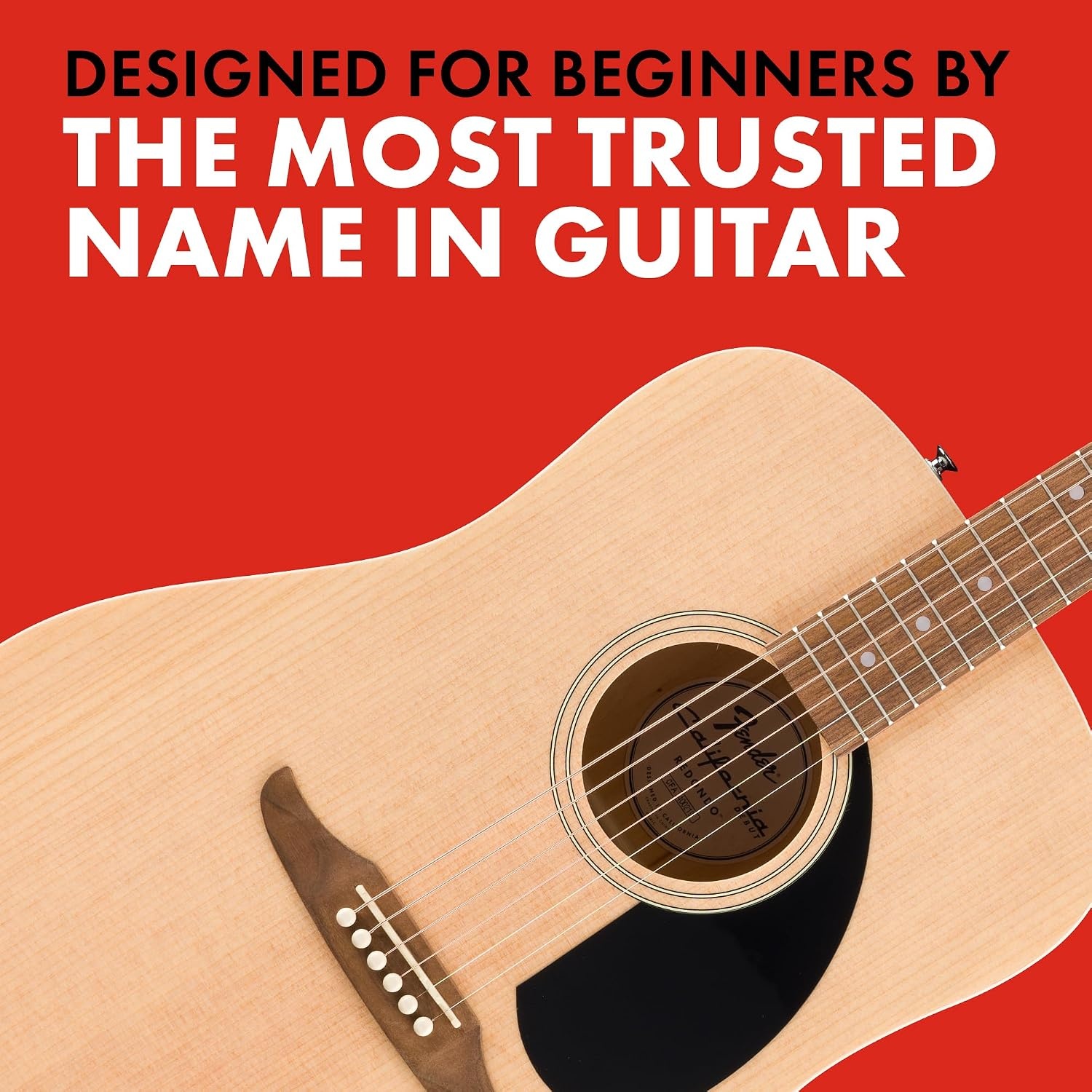 image:imageFender California Debut Redondo Series Acoustic Guitar Starter Kit NaturalNatural