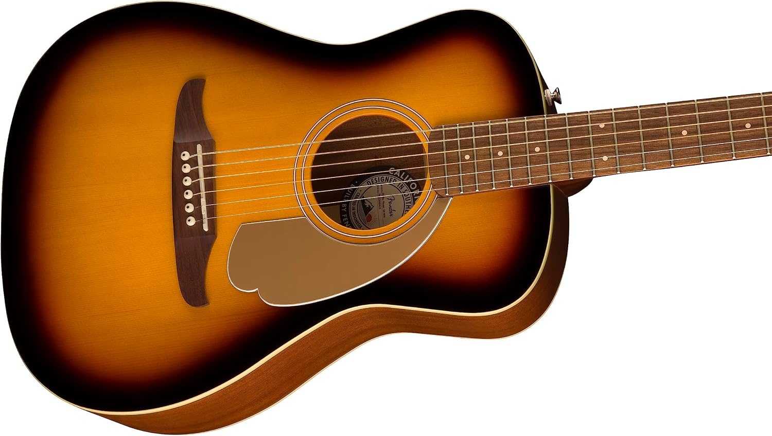 image:imageFender Malibu Player Acoustic Guitar Olympic WhiteSunburst
