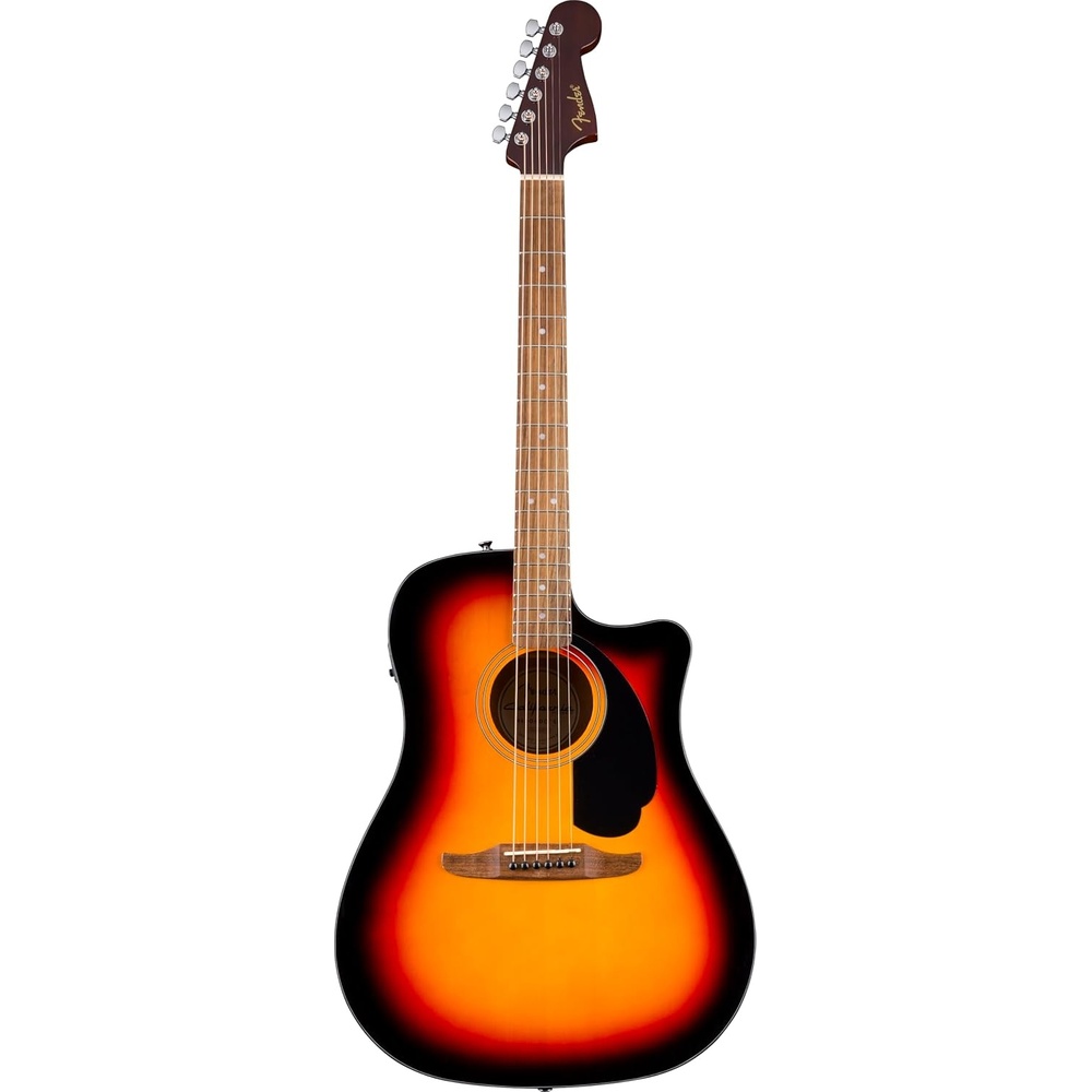 image:imageCalifornia Standard Redondo CE Spruce Top Ivory Pickguard Fiesta Red3Color Sunburst