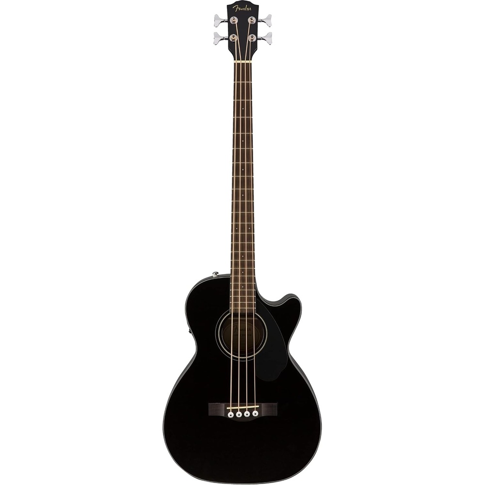 image:imageFender Acoustic Bass Guitar 4String with Fishman Bass Acoustic Guitar Pickup with Tuner and Equalizer Classic Design with Rounded Walnut Fingerboard Mahogany Construction Spruce TopBlack