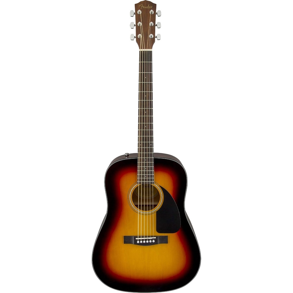 image:imageFender CD60S V3 Dreadnought Acoustic Guitar wCase Black 2 Yr WarrantySunburst