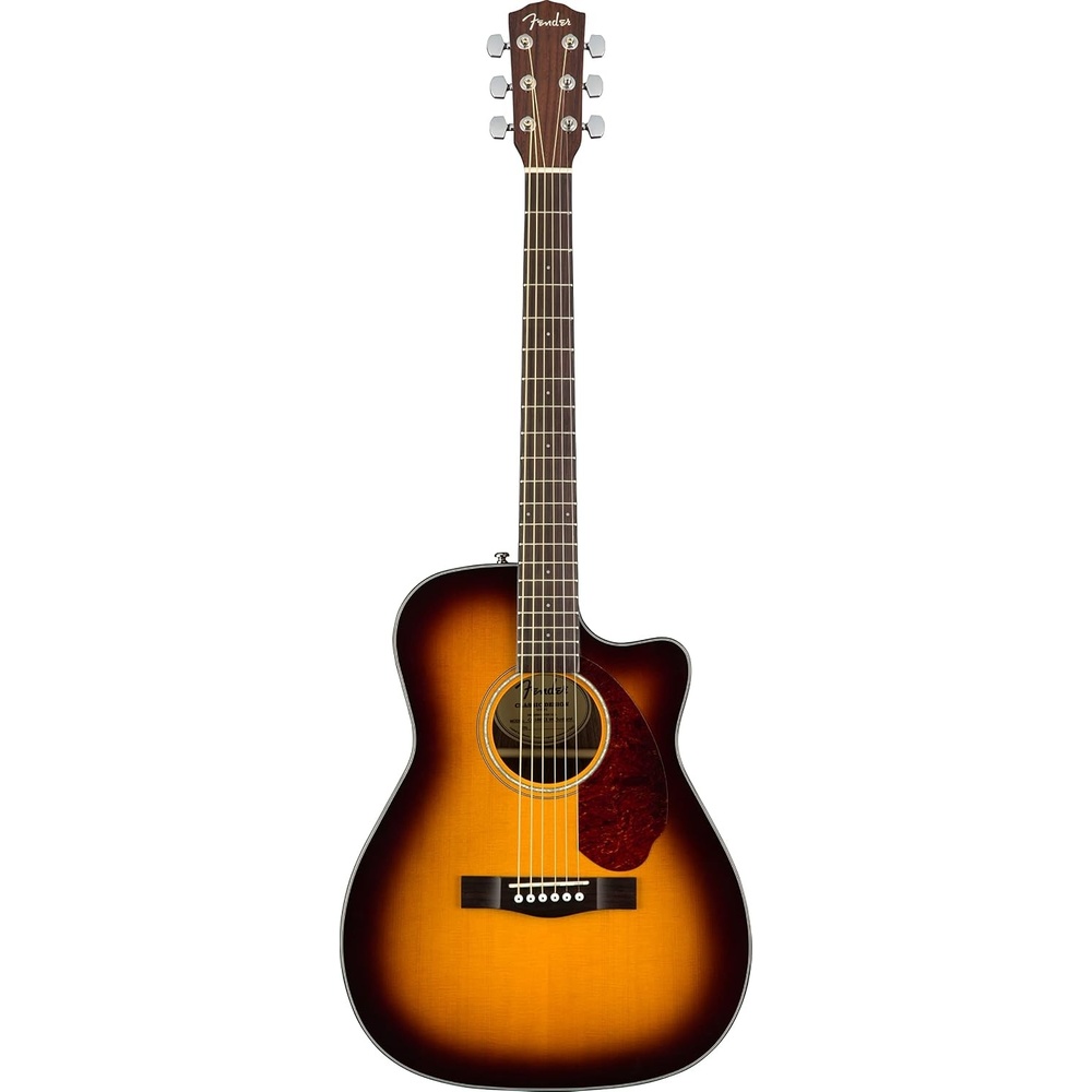 image:imageFender CN140SCE Thinline Concert Nylon String Acoustic Guitar with 2Year Warranty Black with CaseSunburst