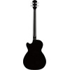 Fender Acoustic Bass Guitar 4-String with Fishman Bass Acoustic Guitar Pickup with Tuner and Equalizer, Classic Design with Rounded Walnut Fingerboard, Mahogany Construction, Spruce Top(Black)