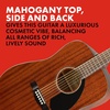 Fender CC-60S Concert Acoustic Guitar, with 2-Year Warranty, 3-Color Sunburst(Mahogany)