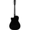 Fender CC-60SCE Acoustic Electric Guitar, Cutaway Concert, Black(Black)