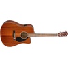Fender CC-60SCE Acoustic Electric Guitar, Cutaway Concert, Black(Mahogany)