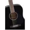 Fender CD-60S V3 Dreadnought Acoustic Guitar w/Case, Black, 2 Yr Warranty(Black)