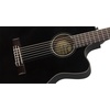 Fender CN-140SCE Thinline Concert Nylon String Acoustic Guitar, with 2-Year Warranty, Black, with Case(Black)