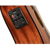 Fender CN-140SCE Thinline Concert Nylon String Acoustic Guitar, with 2-Year Warranty, Black, with Case(Mahogany)