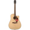 Fender CN-140SCE Thinline Concert Nylon String Acoustic Guitar, with 2-Year Warranty, Black, with Case(Natural)