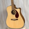Fender CN-140SCE Thinline Concert Nylon String Acoustic Guitar, with 2-Year Warranty, Black, with Case(Natural)
