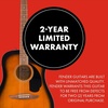 Fender California Debut Redondo CE Series Beginner Acoustic Guitar, Black(2-Tone Sunburst)