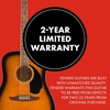 Fender California Debut Redondo Series Acoustic Guitar Starter Kit, Natural(2-Tone Sunburst)
