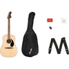 California Standard Redondo Left-Handed, Spruce Top, Black Pickguard, Natural(Pack)