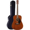 Fender CD-60S V3 Dreadnought Acoustic Guitar w/Case, Black, 2 Yr Warranty(Mahogany)