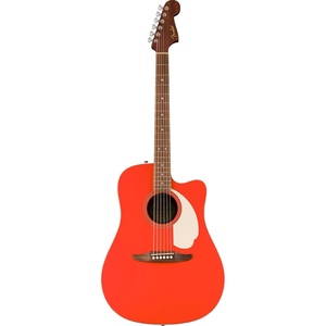 California Standard Redondo CE, Spruce Top, Ivory Pickguard, Fiesta Red(Fiesta Red)