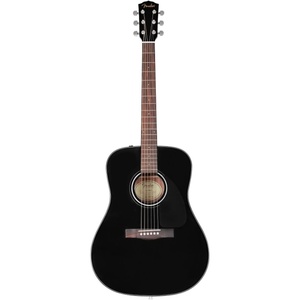 Fender CD-60S V3 Dreadnought Acoustic Guitar w/Case, Black, 2 Yr Warranty(Black)