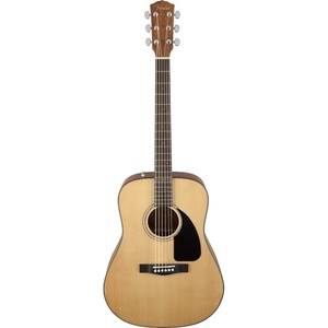 Fender CD-60S V3 Dreadnought Acoustic Guitar w/Case, Black, 2 Yr Warranty(Natural)