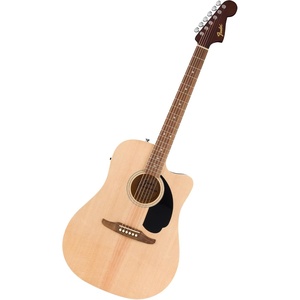 Fender California Debut Redondo CE Series Beginner Acoustic Guitar, Black(Natural)