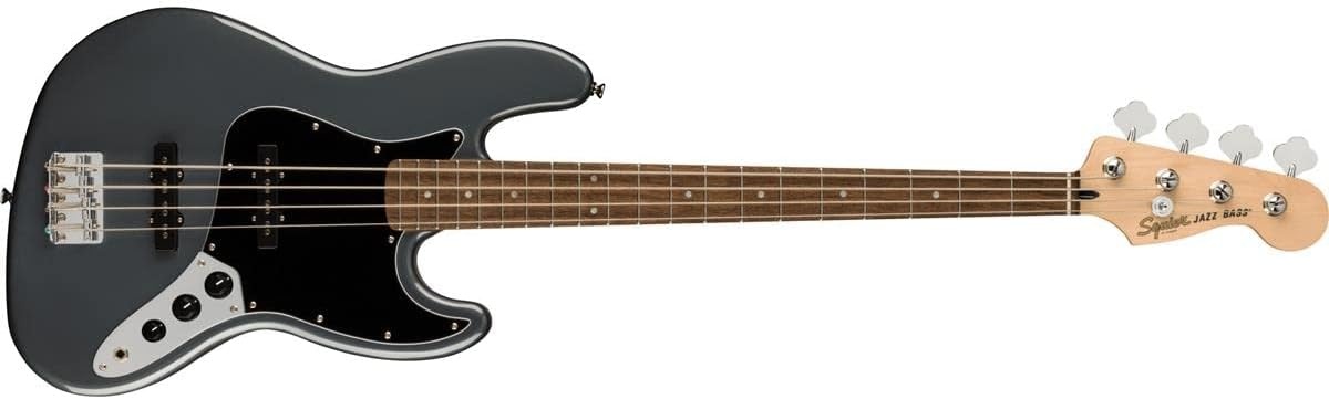 image:imageFender Squier Affinity Jazz Bass Guitar Maple Fingerboard3Color SunburstCharcoal Frost Metallic