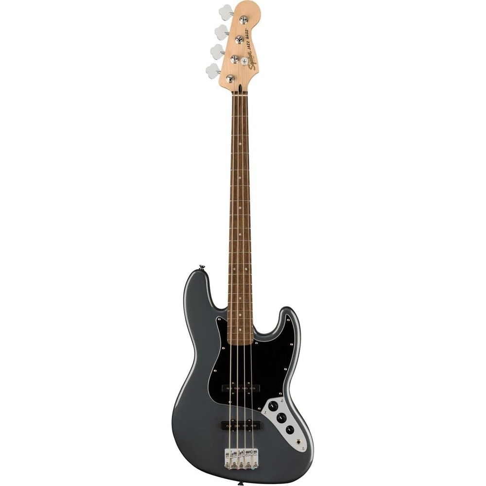 image:imageFender Squier Affinity Jazz Bass Guitar Maple Fingerboard3Color SunburstCharcoal Frost Metallic