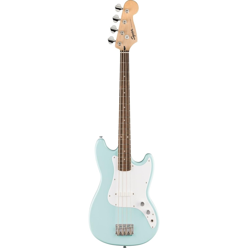 image:imageSquier Sonic Bronco Bass Guitar with 2Year Warranty Daphne Blue Laurel Fingerboard