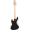 Fender Affinity Jazz Bass VI 6-String Bass Guitar, Black Metallic