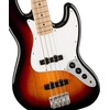 Fender Squier Affinity Jazz Bass Guitar, Maple Fingerboard,3-Color Sunburst(3-Color Sunburst)