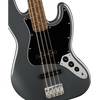 Fender Squier Affinity Jazz Bass Guitar, Maple Fingerboard,3-Color Sunburst(Charcoal Frost Metallic)