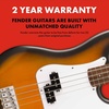 Fender Squier Debut Series Beginner Precision Bass Guitar Kit w/Amp, Black(2-Color Sunburst)