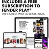 Fender Squier Debut Series Beginner Precision Bass Guitar Kit w/Amp, Black(Black)
