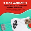 Fender Squier Debut Series Beginner Precision Bass Guitar Kit w/Amp, Black(Sea Foam Green)