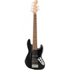 Fender Affinity Jazz Bass VI 6-String Bass Guitar, Black Metallic