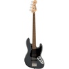 Fender Squier Affinity Jazz Bass Guitar, Maple Fingerboard,3-Color Sunburst(Charcoal Frost Metallic)