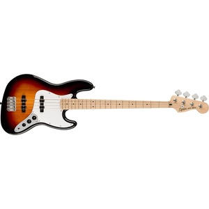 Fender Squier Affinity Jazz Bass Guitar, Maple Fingerboard,3-Color Sunburst(3-Color Sunburst)