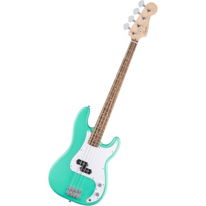 Fender Squier Debut Series Beginner Precision Bass Guitar Kit w/Amp, Black(Sea Foam Green)