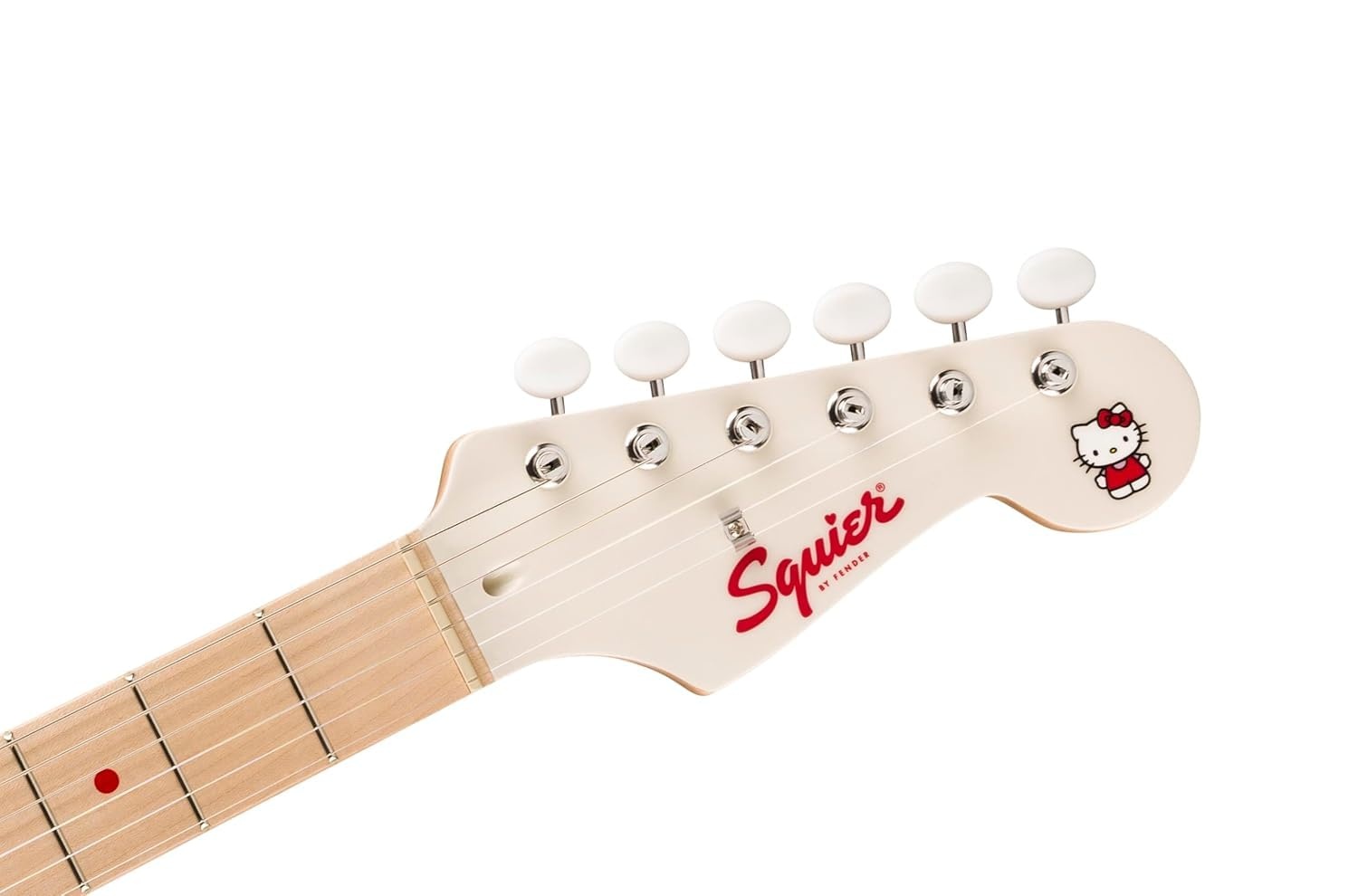 image:imageFender Hello Kitty Stratocaster Electric Guitar with Deluxe Gig Bag White