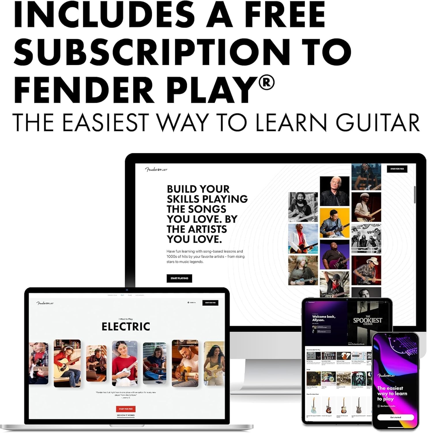 image:imageFender Mini Stratocaster Beginner Electric Guitar Kit with Amp Daphne BlueBlack