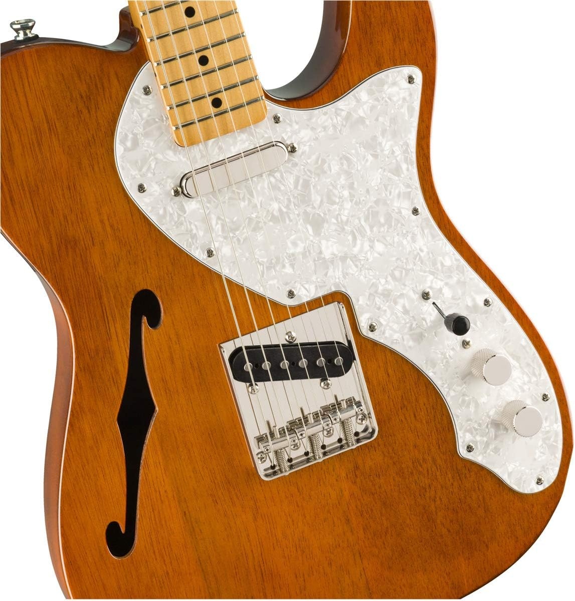 image:imageSquier Classic Vibe Baritone Custom Telecaster Electric Guitar with 2Year Warranty Black Laurel FingerboardNatural
